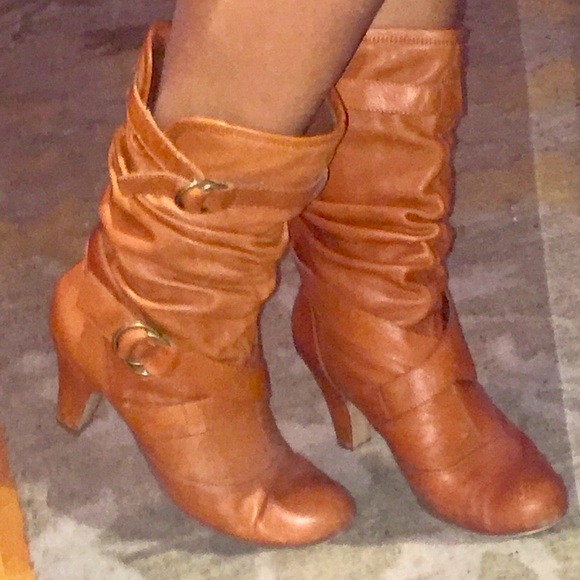 Steve Madden Brown leather mid calf boot - Picture 5 of 14